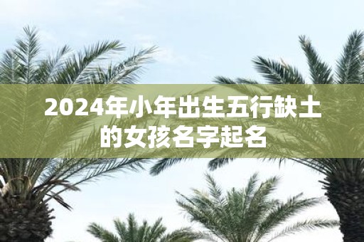 2025年小年出生五行缺土的女孩名字起名