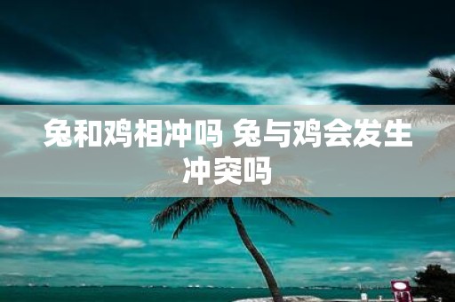 兔和鸡相冲吗 兔与鸡会发生冲突吗