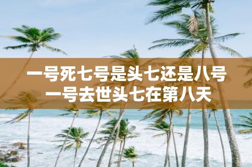 一号死七号是头七还是八号 一号去世头七在第八天