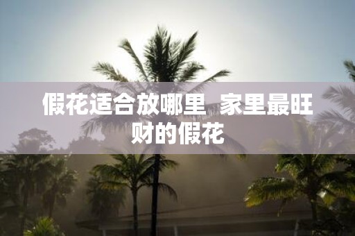 假花适合放哪里 家里最旺财的假花