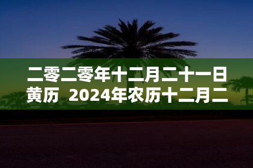 二零二零年十二月二十一日黄历 2025年农历十二月二十日子好不好