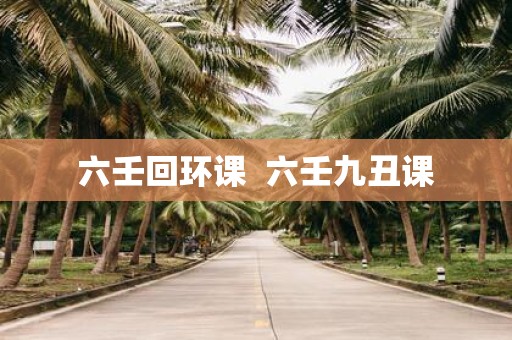 六壬回环课 六壬九丑课