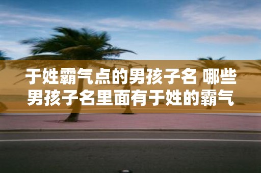 于姓霸气点的男孩子名 哪些男孩子名里面有于姓的霸气