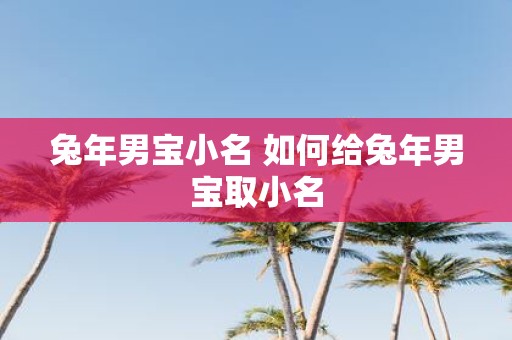 蛇年男宝小名 如何给蛇年男宝取小名
