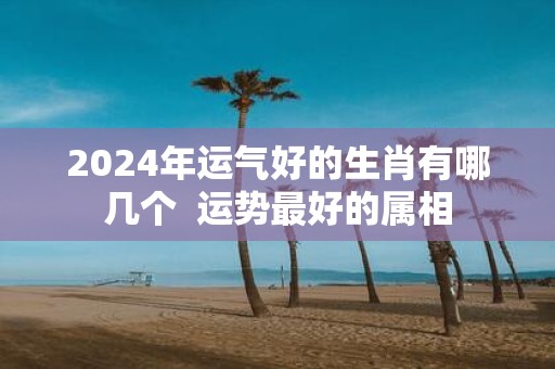 2025年运气好的生肖有哪几个 运势最好的属相