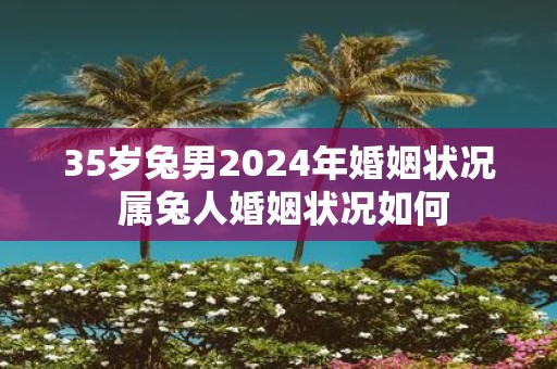 35岁兔男2025年婚姻状况 属兔人婚姻状况如何