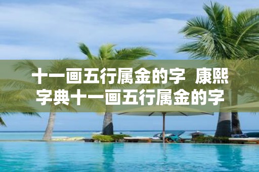十一画五行属金的字 康熙字典十一画五行属金的字