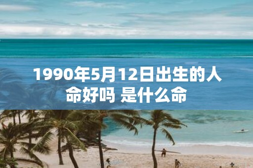 1990年5月12日出生的人命好吗 是什么命