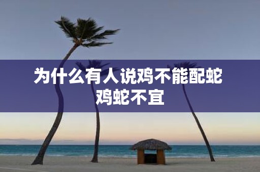 为什么有人说鸡不能配蛇 鸡蛇不宜