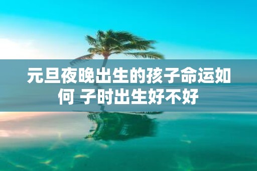 元旦夜晚出生的孩子命运如何 子时出生好不好