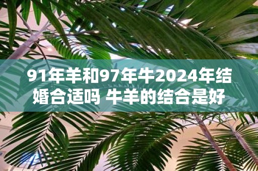 91年羊和97年牛2025年结婚合适吗 牛羊的结合是好是坏