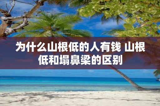为什么山根低的人有钱 山根低和塌鼻梁的区别