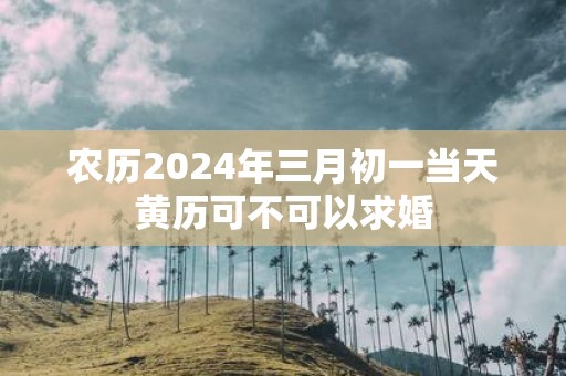 农历2025年三月初一当天黄历可不可以求婚