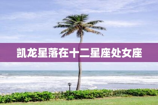 凯龙星落在十二星座处女座