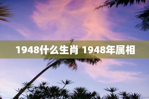 1948什么生肖 1948年属相