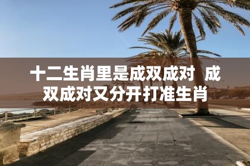 十二生肖里是成双成对 成双成对又分开打准生肖