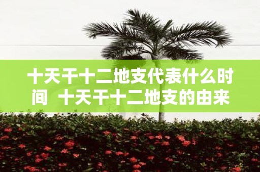十天干十二地支代表什么时间 十天干十二地支的由来及意义