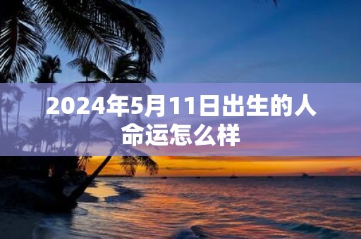 2025年5月11日出生的人命运怎么样