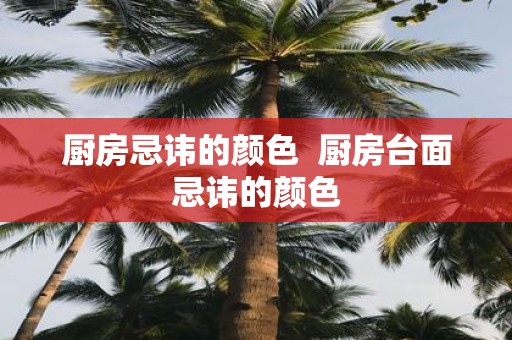 厨房忌讳的颜色 厨房台面忌讳的颜色