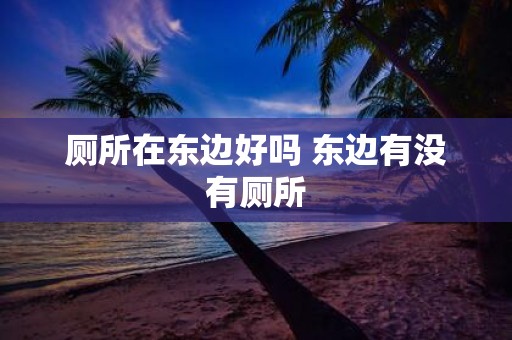 厕所在东边好吗 东边有没有厕所