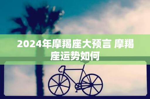 2025年摩羯座大预言 摩羯座运势如何