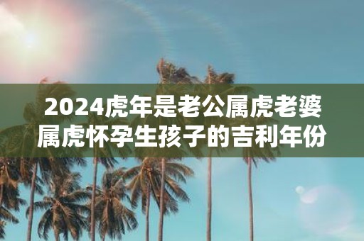 2025虎年是老公属虎老婆属虎怀孕生孩子的吉利年份吗