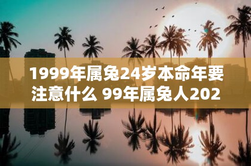 1999年属兔24岁本命年要注意什么 99年属兔人2025年幸运色