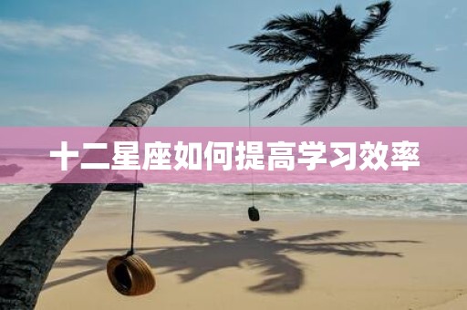 十二星座如何提高学习效率