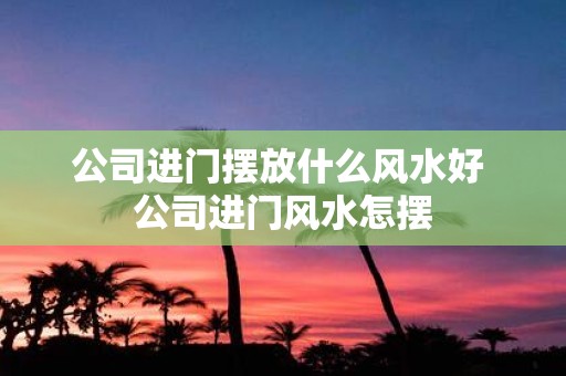 公司进门摆放什么风水好 公司进门风水怎摆