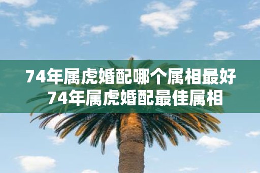 74年属虎婚配哪个属相最好 74年属虎婚配最佳属相