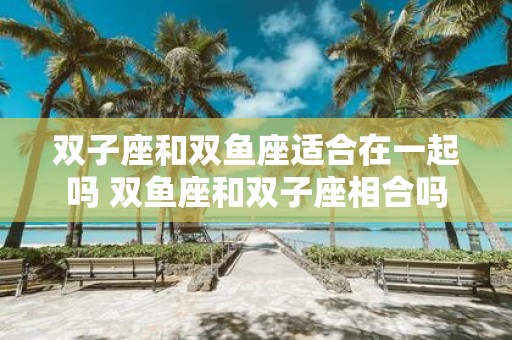 双子座和双鱼座适合在一起吗 双鱼座和双子座相合吗