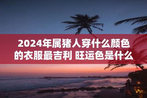 2025年属猪人穿什么颜色的衣服最吉利 旺运色是什么