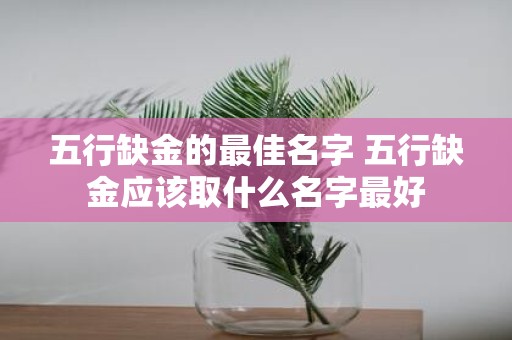 五行缺金的最佳名字 五行缺金应该取什么名字最好
