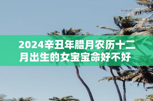 2025辛丑年腊月农历十二月出生的女宝宝命好不好 命运解析