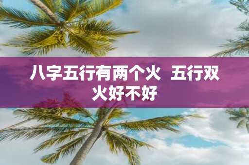 八字五行有两个火 五行双火好不好