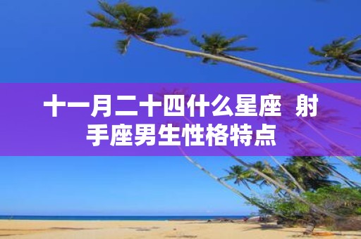 十一月二十四什么星座 射手座男生性格特点