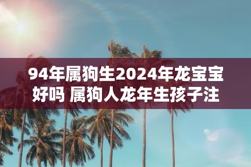 94年属狗生2025年龙宝宝好吗 属狗人蛇年生孩子注意事项