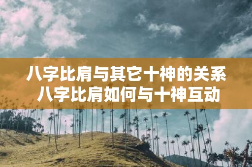 八字比肩与其它十神的关系 八字比肩如何与十神互动