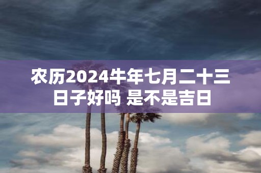 农历2025牛年七月二十三日子好吗 是不是吉日