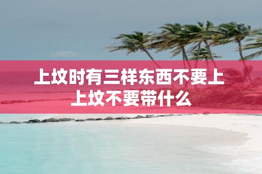 上坟时有三样东西不要上 上坟不要带什么