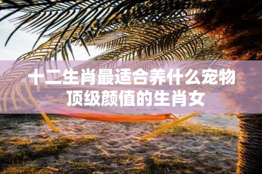 十二生肖最适合养什么宠物 顶级颜值的生肖女