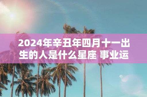 2025年辛丑年四月十一出生的人是什么星座 事业运势好不好