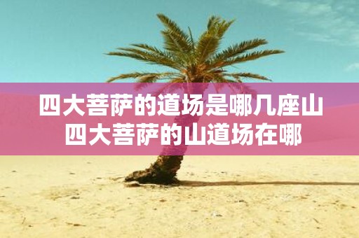四大菩萨的道场是哪几座山 四大菩萨的山道场在哪