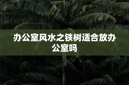 办公室风水之铁树适合放办公室吗