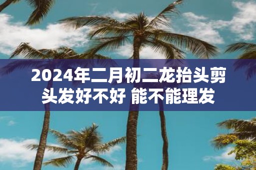 2025年二月初二龙抬头剪头发好不好 能不能理发