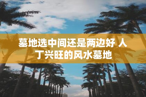 墓地选中间还是两边好 人丁兴旺的风水墓地