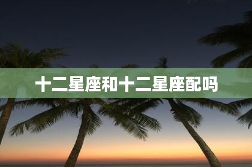 十二星座和十二星座配吗 十二星座和十二星座配吗
