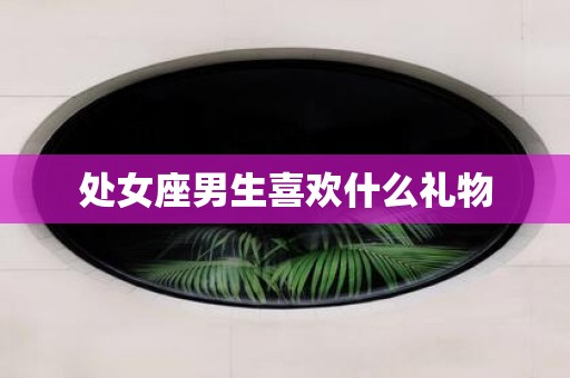 处女座男生喜欢什么礼物