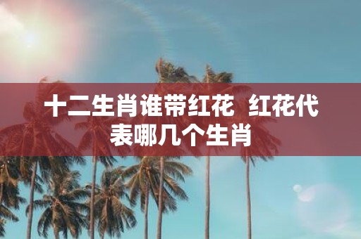 十二生肖谁带红花 红花代表哪几个生肖