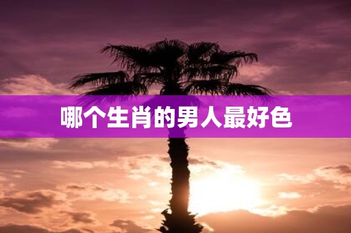 哪个生肖的男人最好色